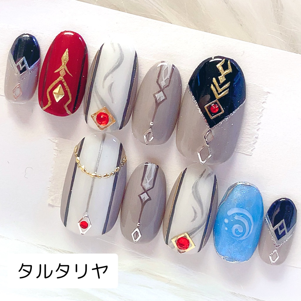 原神:モチーフネイルチップ