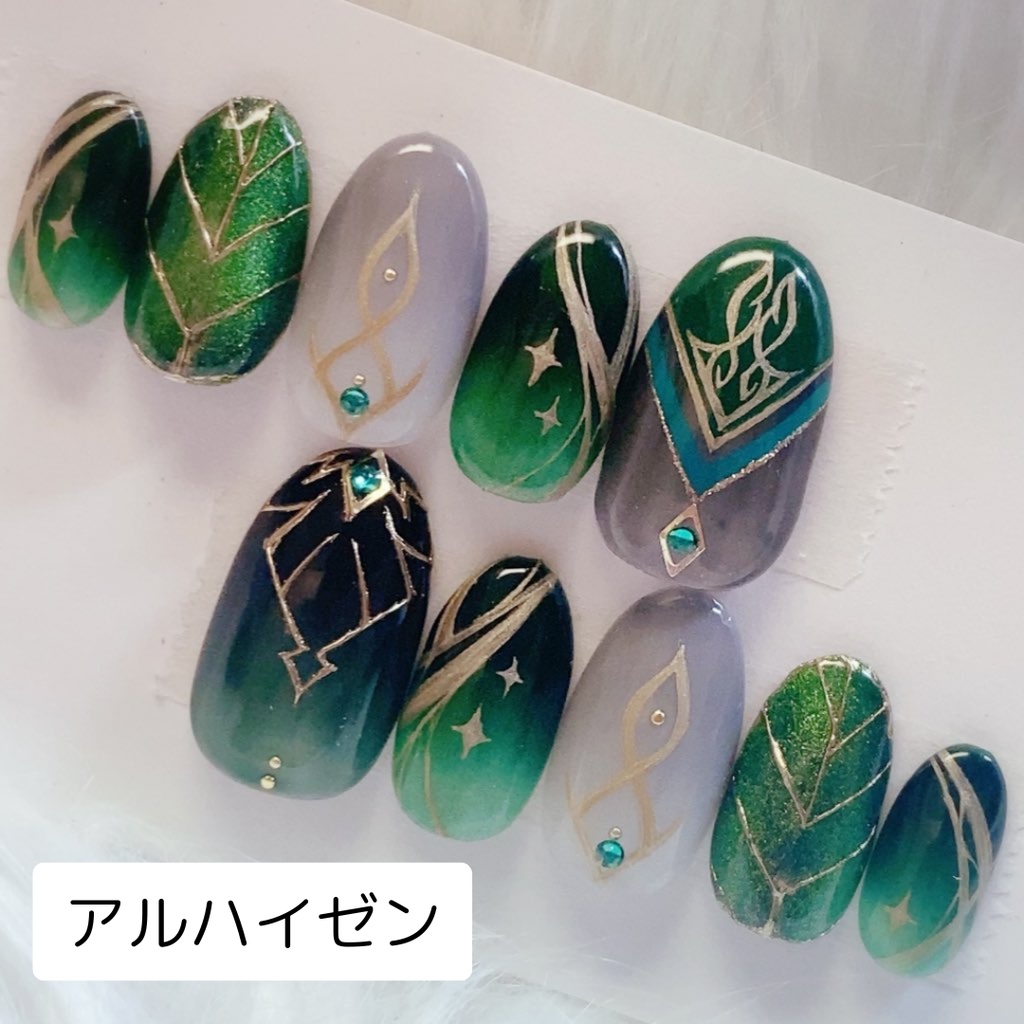 原神:モチーフネイルチップ