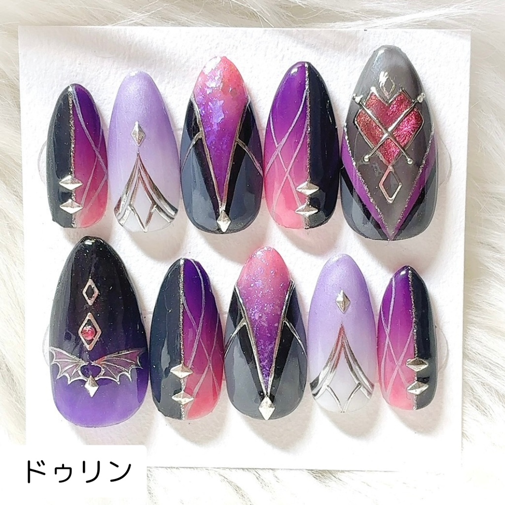 原神:モチーフネイルチップ