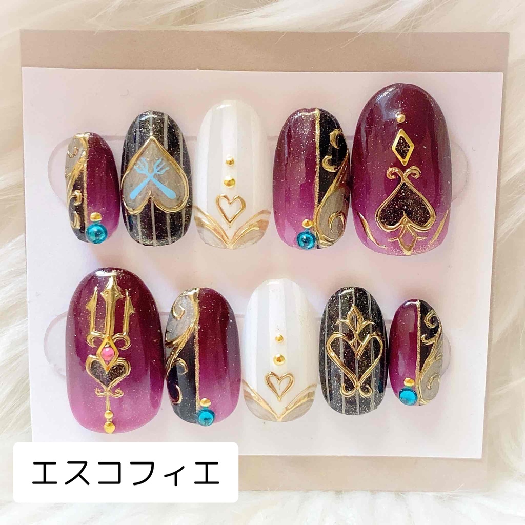 原神:モチーフネイルチップ