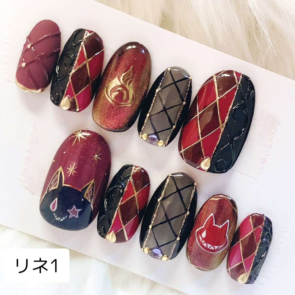 原神:モチーフネイルチップ