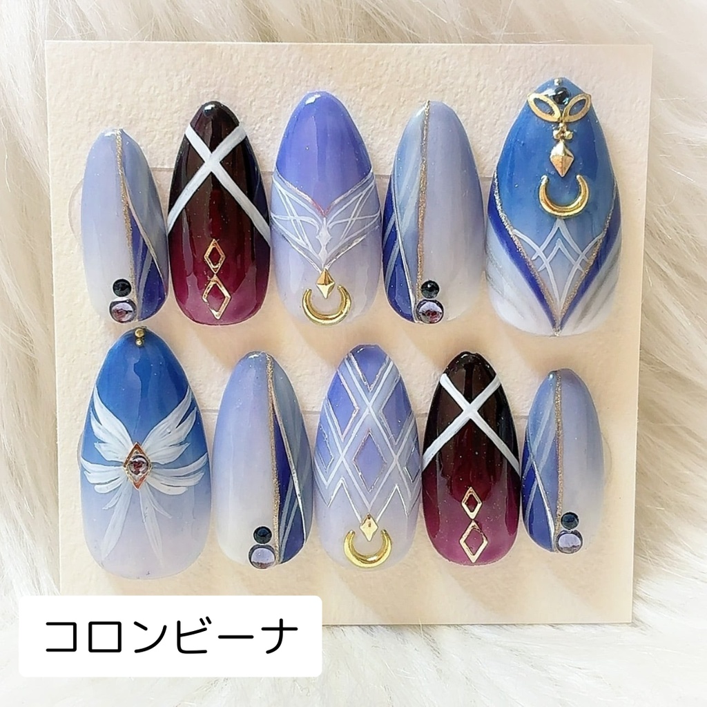 原神:モチーフネイルチップ