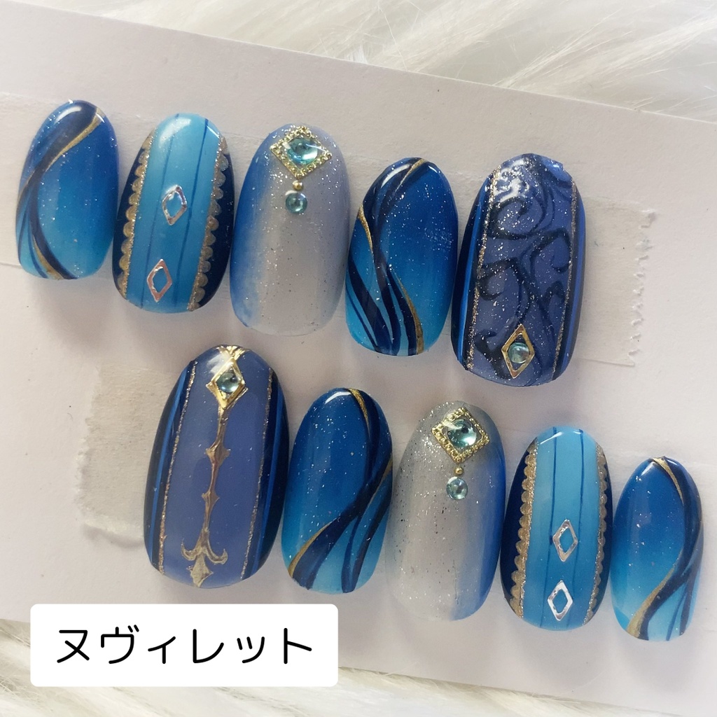 原神:モチーフネイルチップ