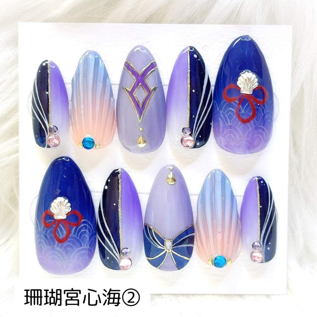 原神:モチーフネイルチップ