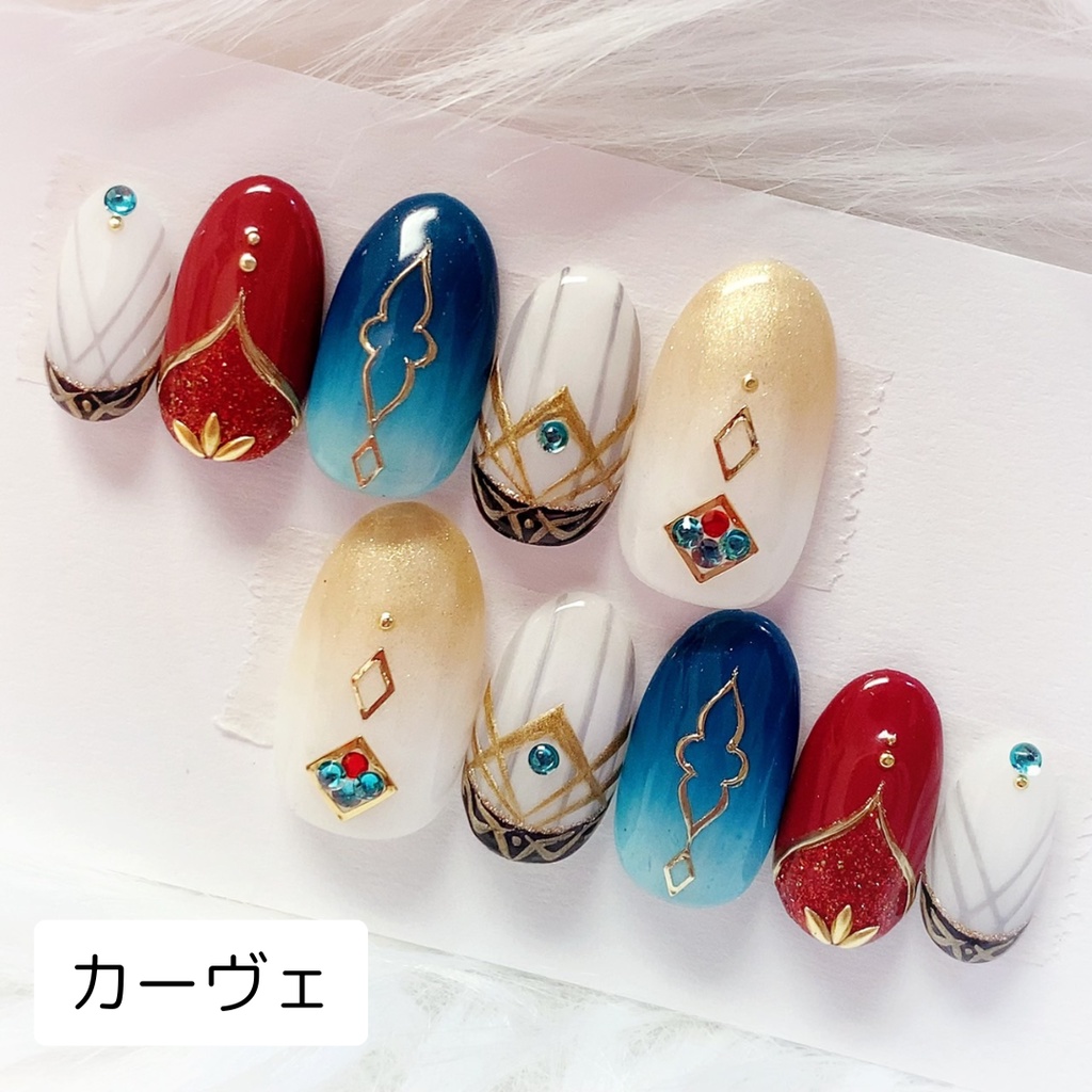 原神:モチーフネイルチップ