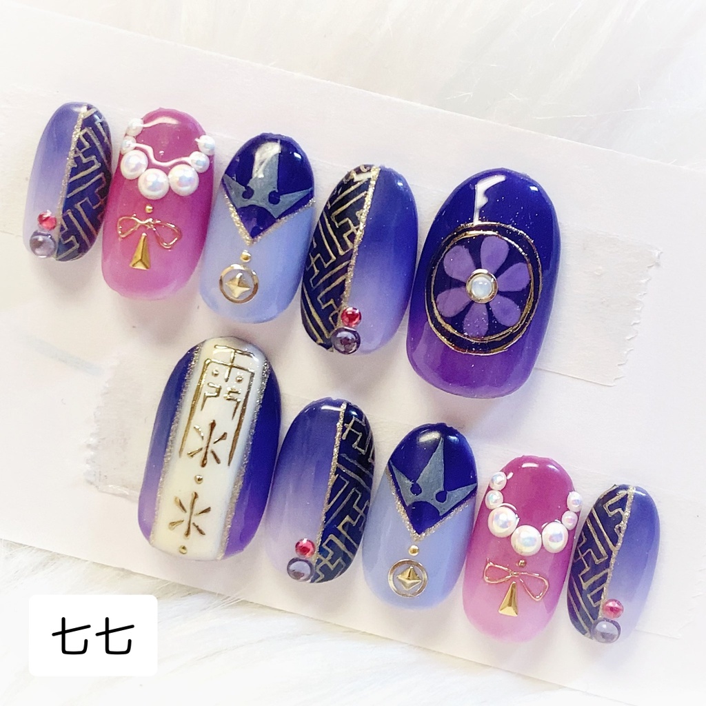 原神:モチーフネイルチップ