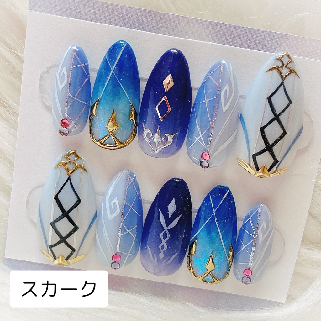 原神:モチーフネイルチップ