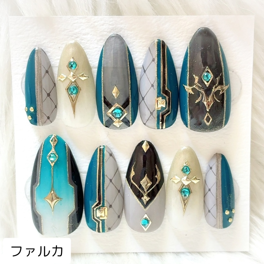 原神:モチーフネイルチップ