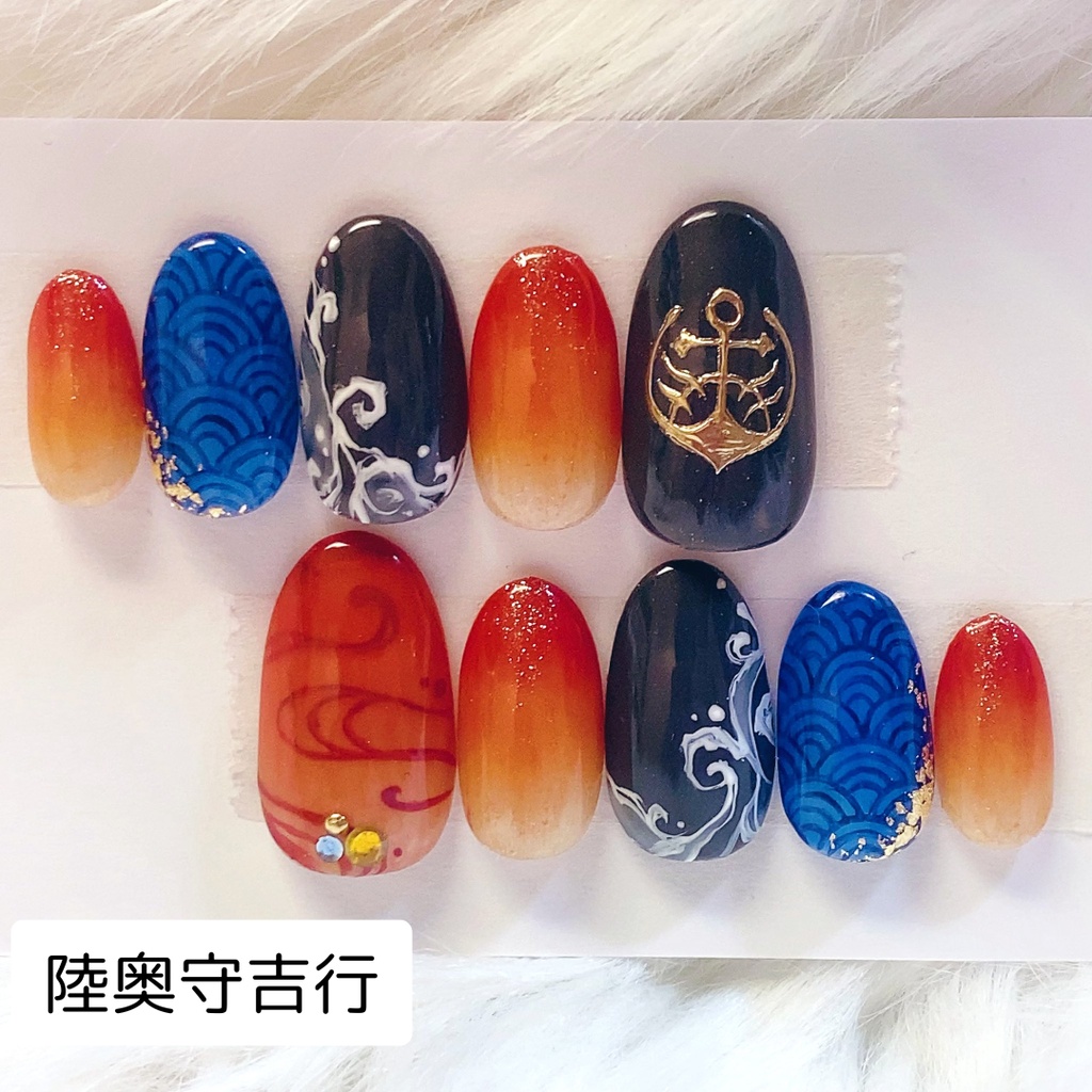 刀剣乱舞:モチーフネイルチップ