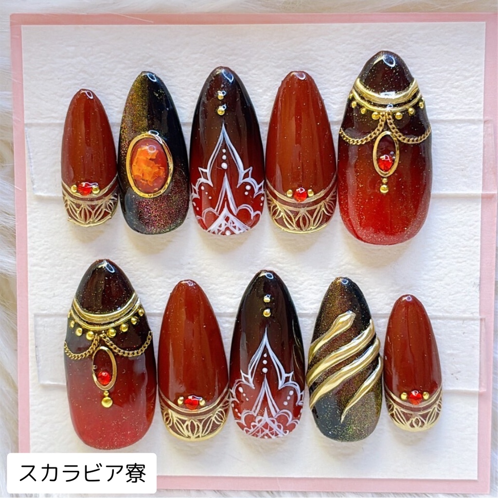 ツイステッドワンダーランド:モチーフネイルチップ