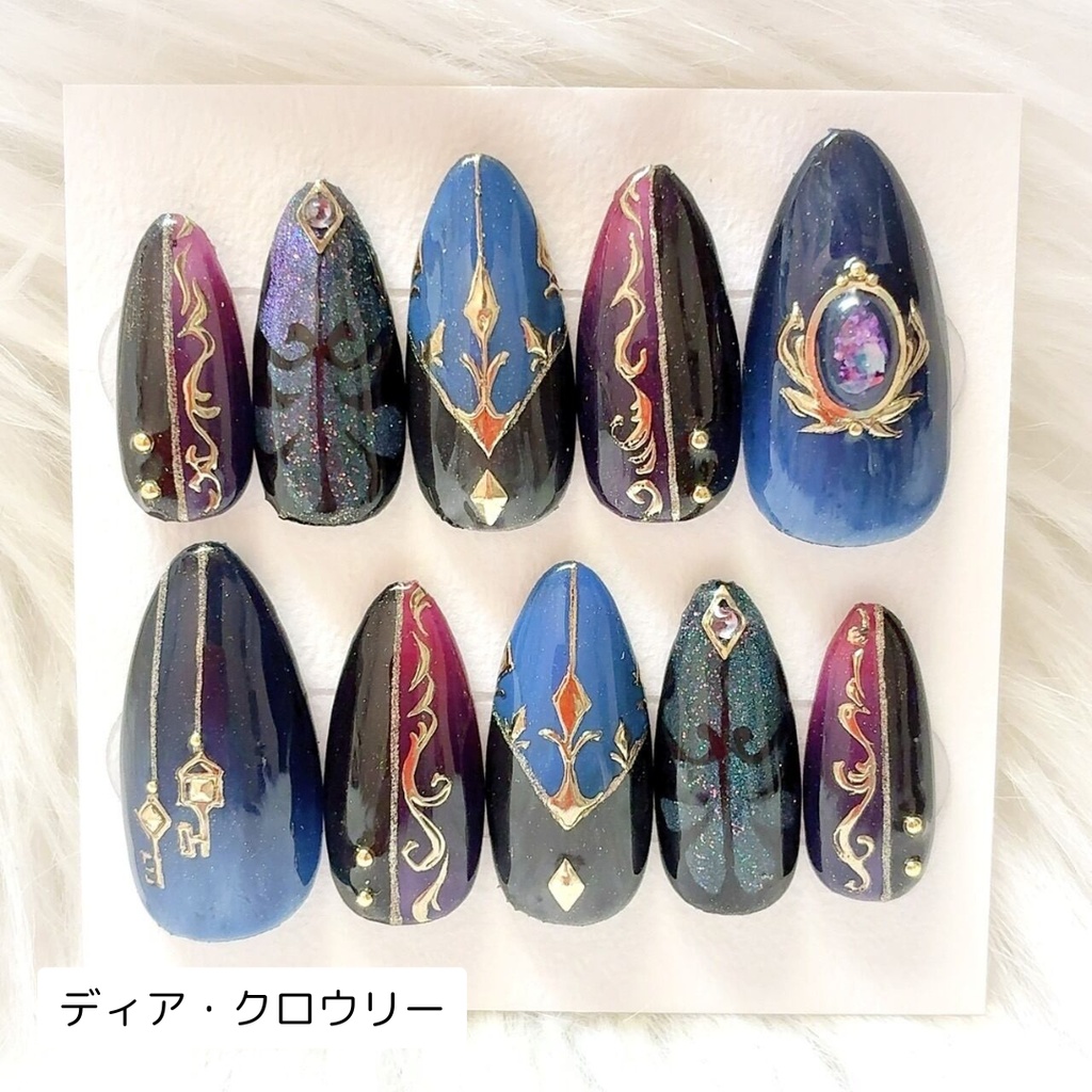 ツイステッドワンダーランド:モチーフネイルチップ