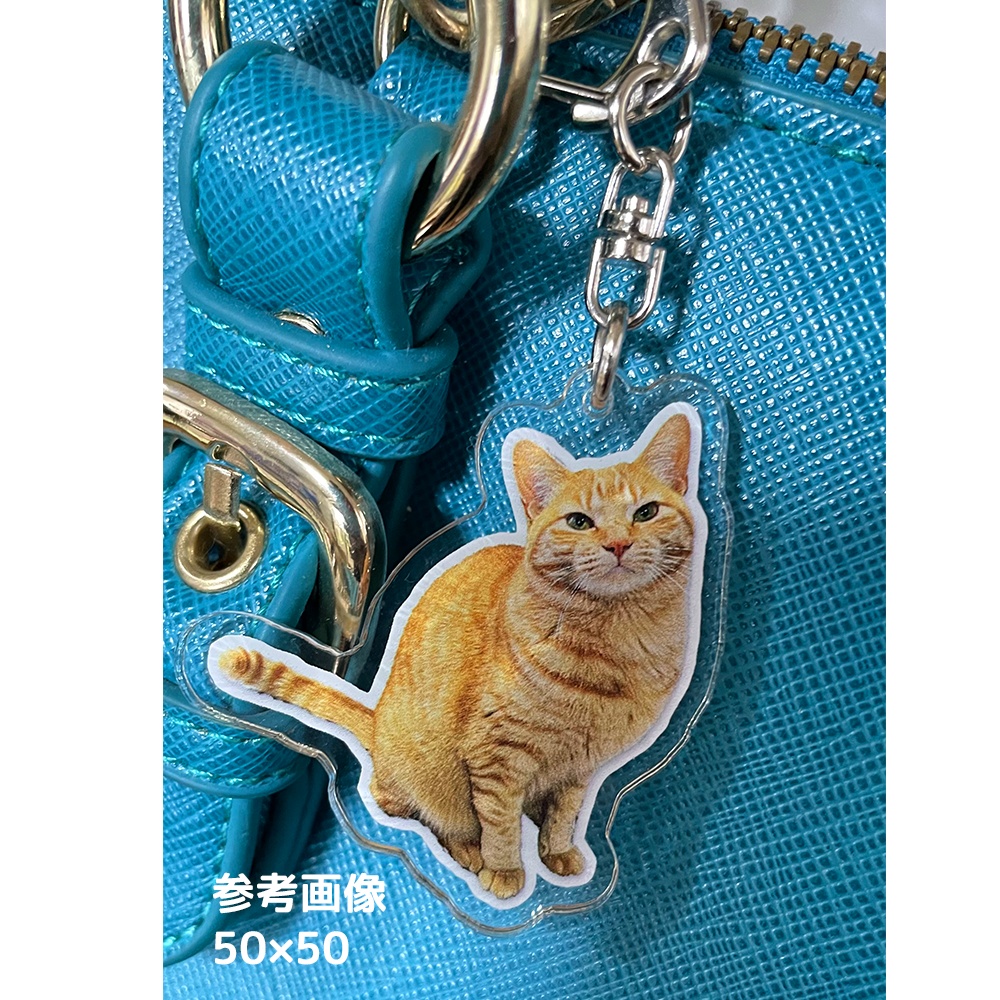猫のまっちゃんアクリルキーホルダー【ぽちゃ猫部】