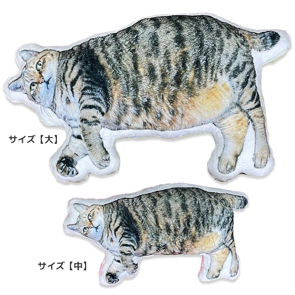 BIGパンちゃん&ぽちゃ猫部全員集合・ふかふかクッション