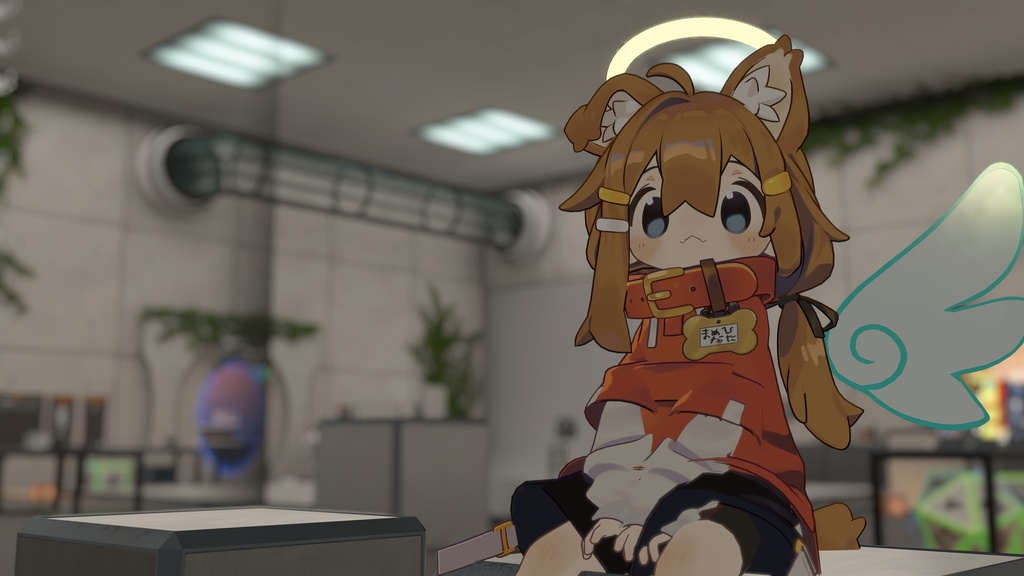 【Quest対応】触ると割れちゃう!堕天ヘイロー【オマケの羽付き】