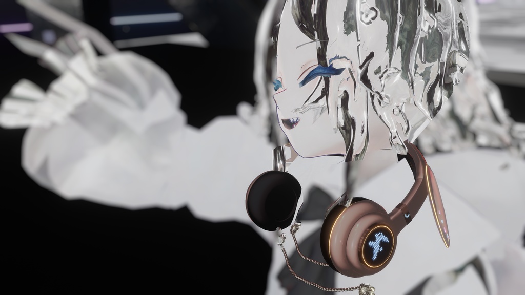 【オーディオリンク対応】ウサ耳スペースヘッドフォン【簡単導入】