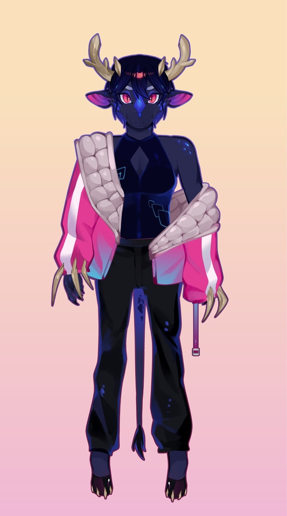 【Live2dモデル/Live2d model】Blue Dragon