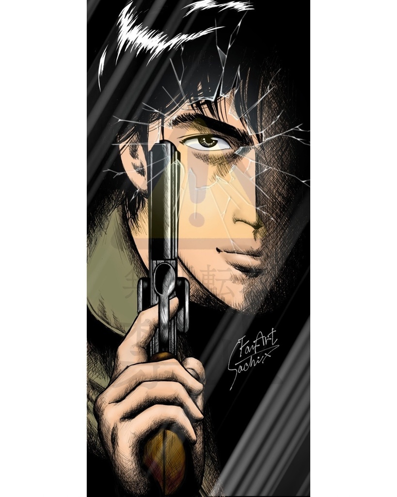 【CH獠】スマホ用壁紙（3枚セット）