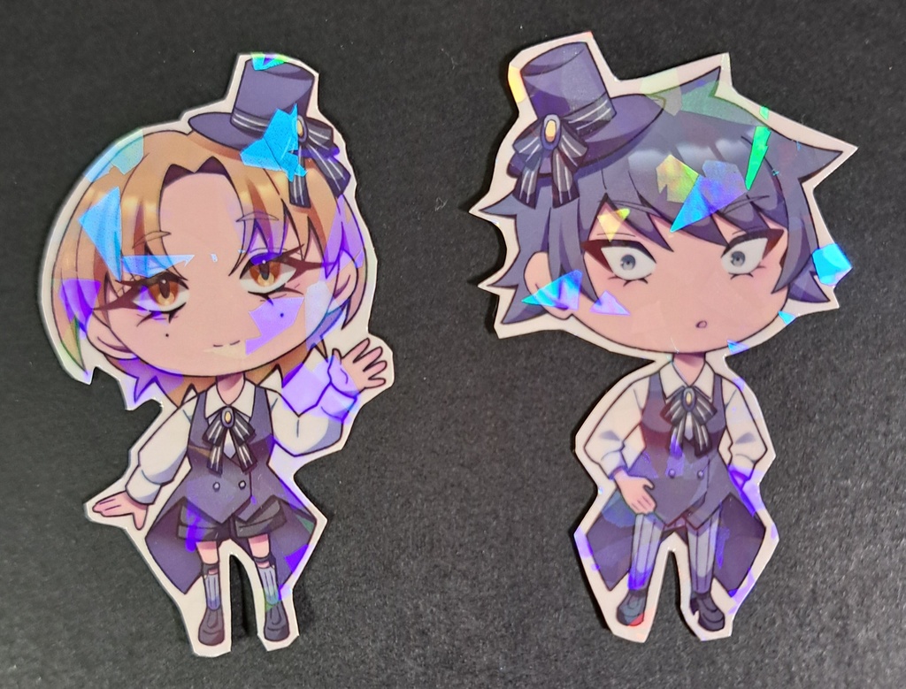 小さめホロステッカー(セルフカット)
