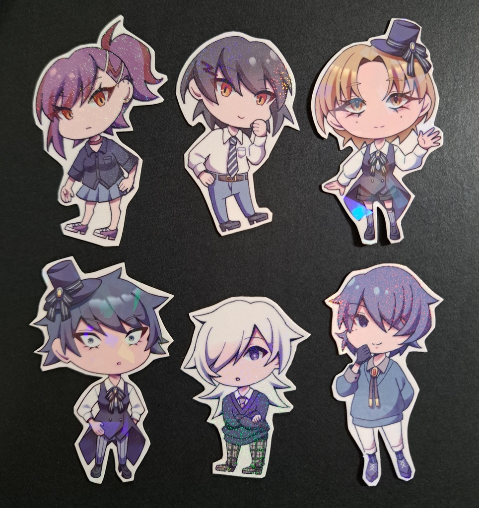 小さめホロステッカー(セルフカット)