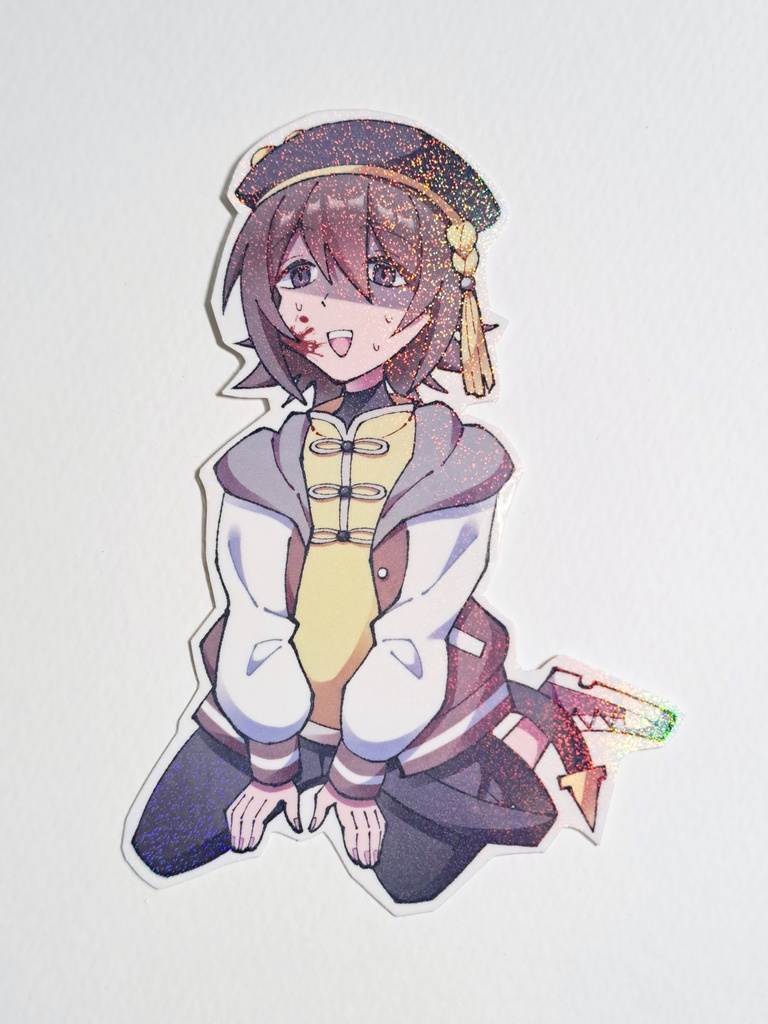 大きめホロステッカー(不穏)