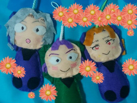 田村三木ヱ門★マスコットキーホルダー★ハンドメイド