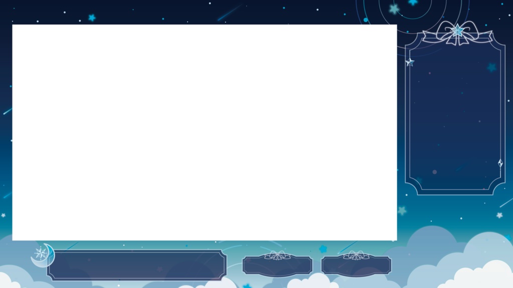 ゆめかわ配信画面 ーシューティング・ブルースター