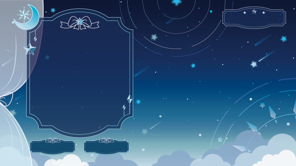 ゆめかわ配信画面 ーシューティング・ブルースター