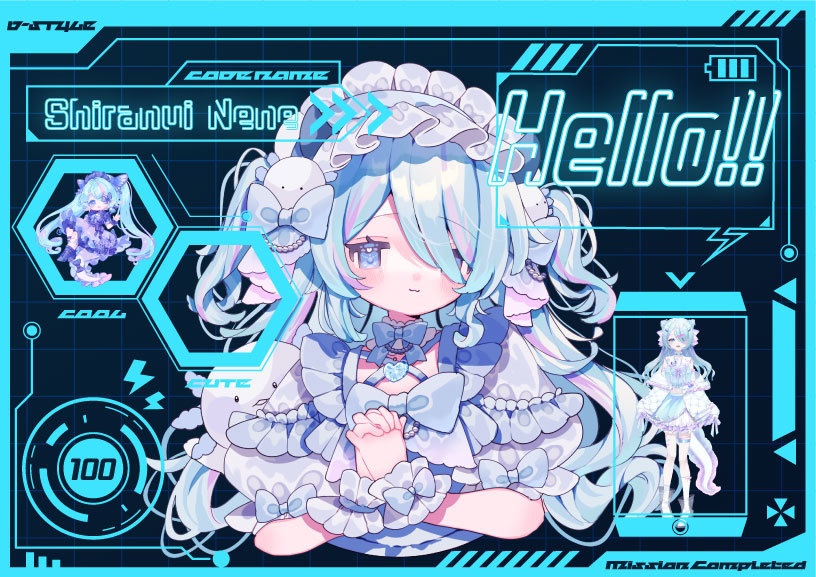 サイバーポップV素材