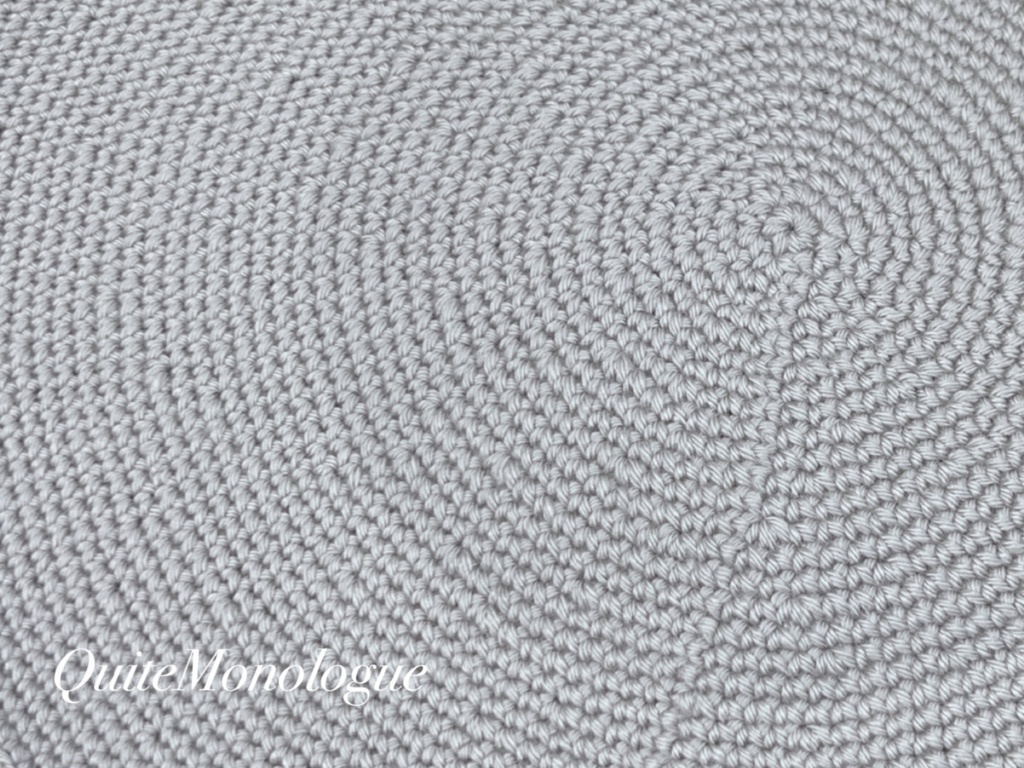 【編み図】6目はじまりの細編み・まるく、やさしい円《31〜50段の追加編み図》Gentle Circle – 6-Stitch Start (Rounds 31–50 Add-on Pattern)