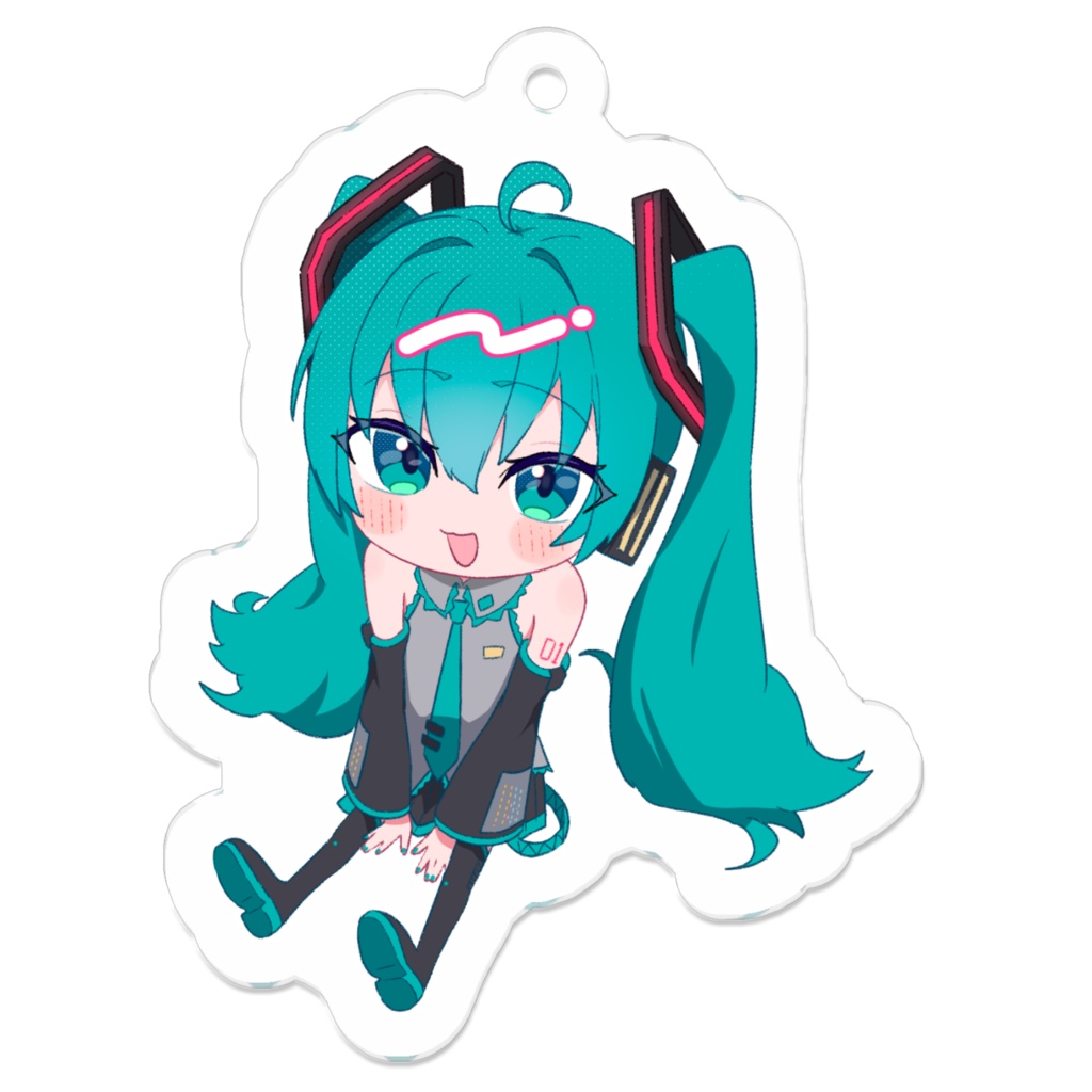 立てばミクミク座れば可愛いミクアクキー