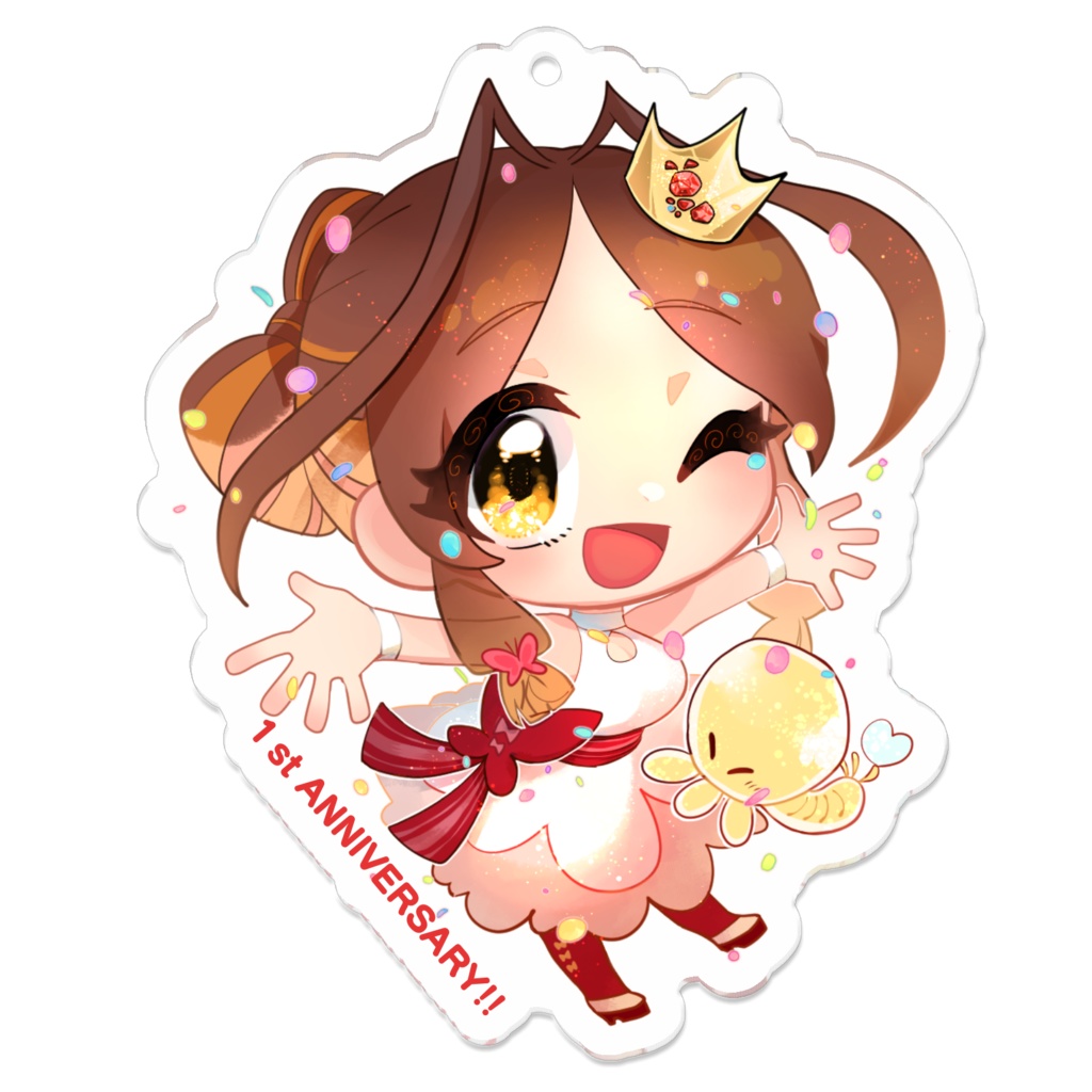姫蟻エイルアクリルキーホルダー 1st anniversary!