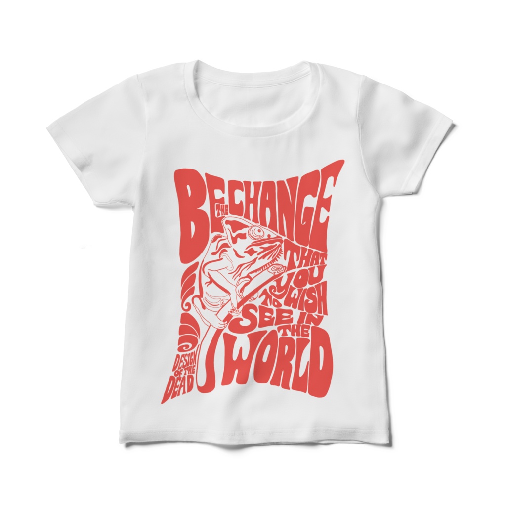 カメレオン(白オレンジ)レディース