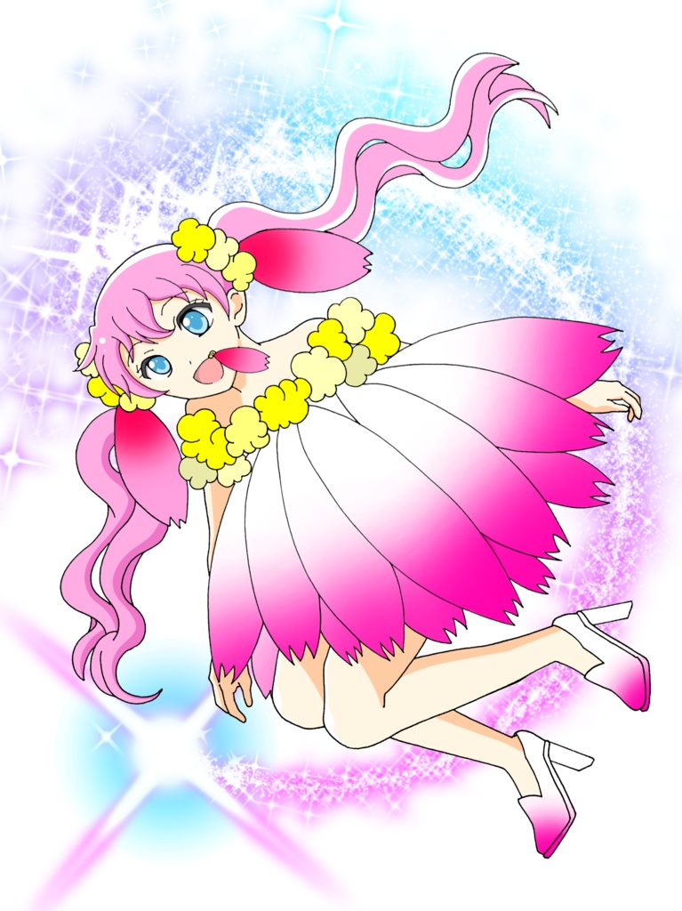 コスモス限定、美麗園芸部を、はじめるのっ。名前は、コピピモ。