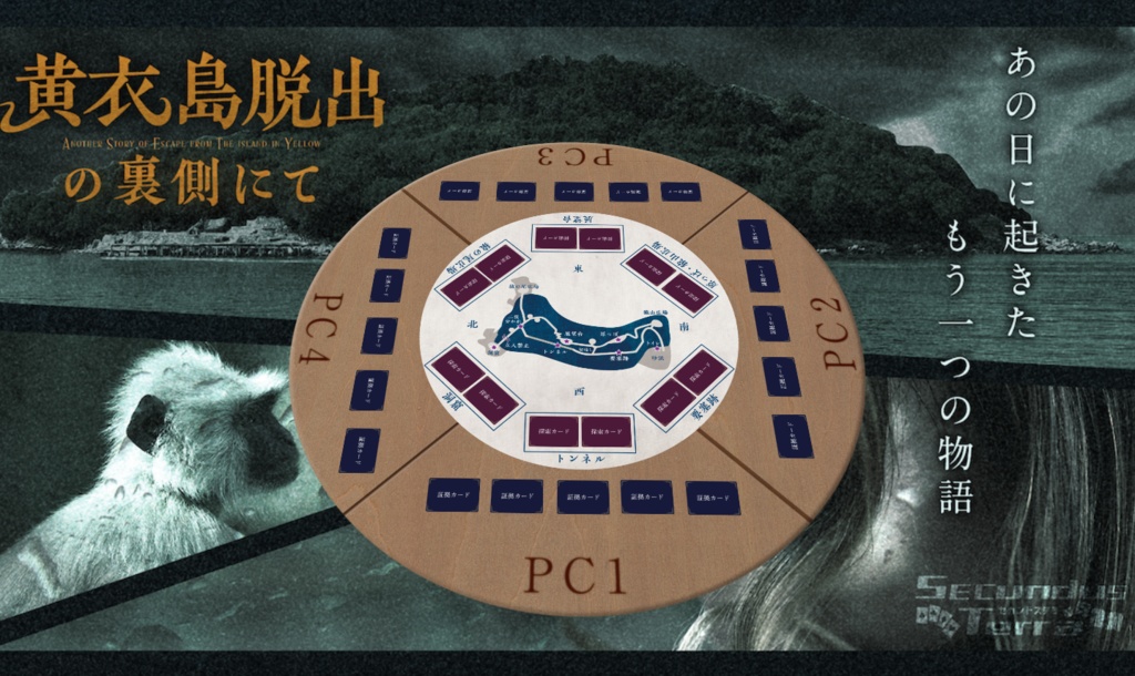 黄衣島脱出の裏側にて【マーダーミステリーonline】