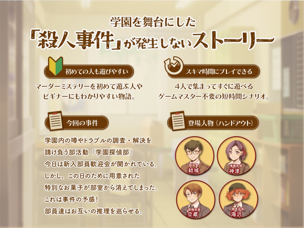 星来良学園探偵部【マーダーミステリーonline】