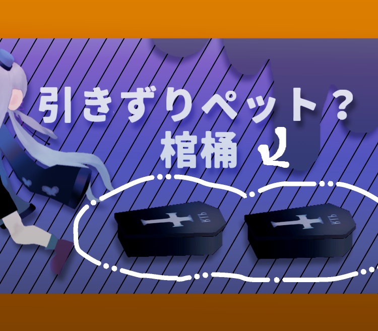 引きずりペット？～棺桶～
