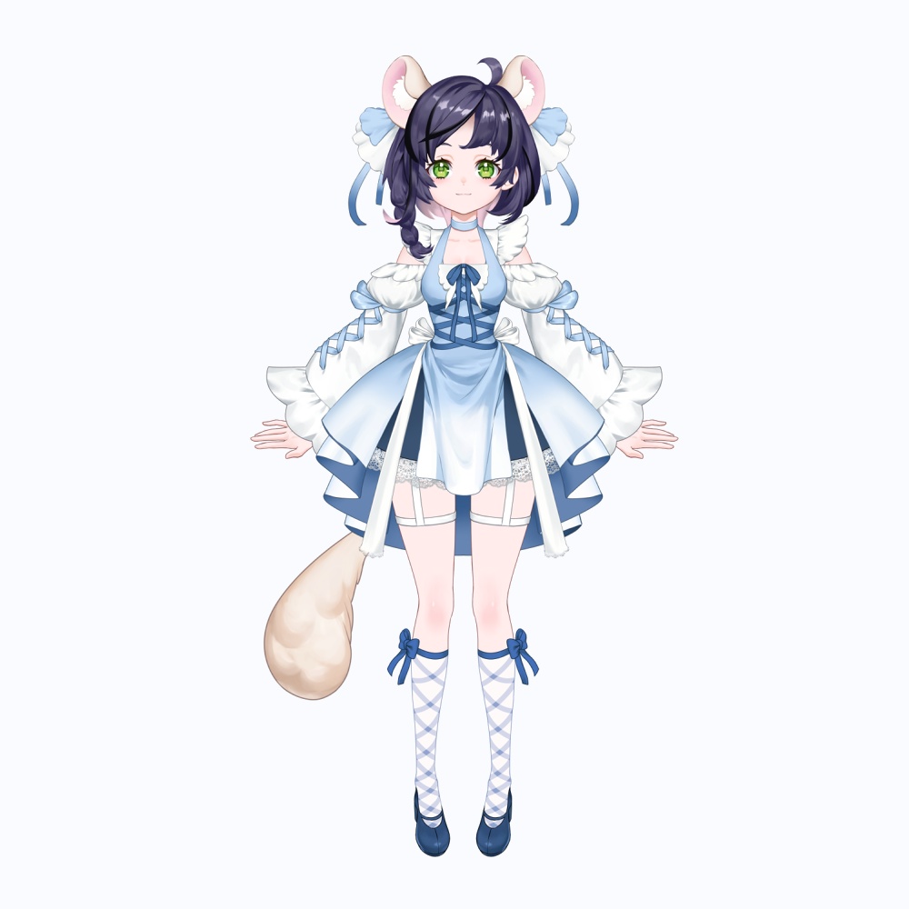 【live2d モデル】 空を抱いたリスさん (Vtube studio)【限定1点】