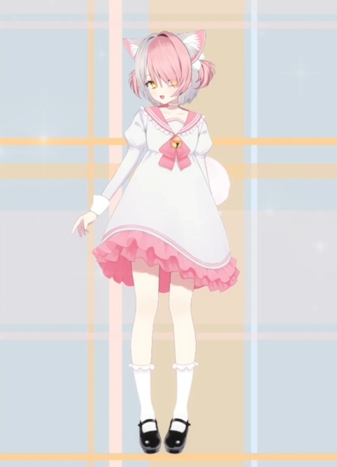 【live2d モデル】 セーラーワンピース猫ちゃん (Vtube studio)
