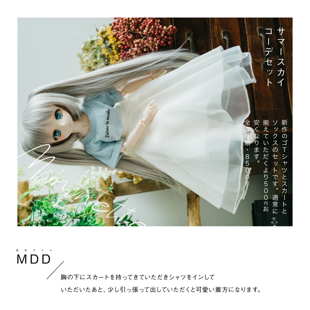 サマーカジュアルコーデセット(MDD&SDM用)
