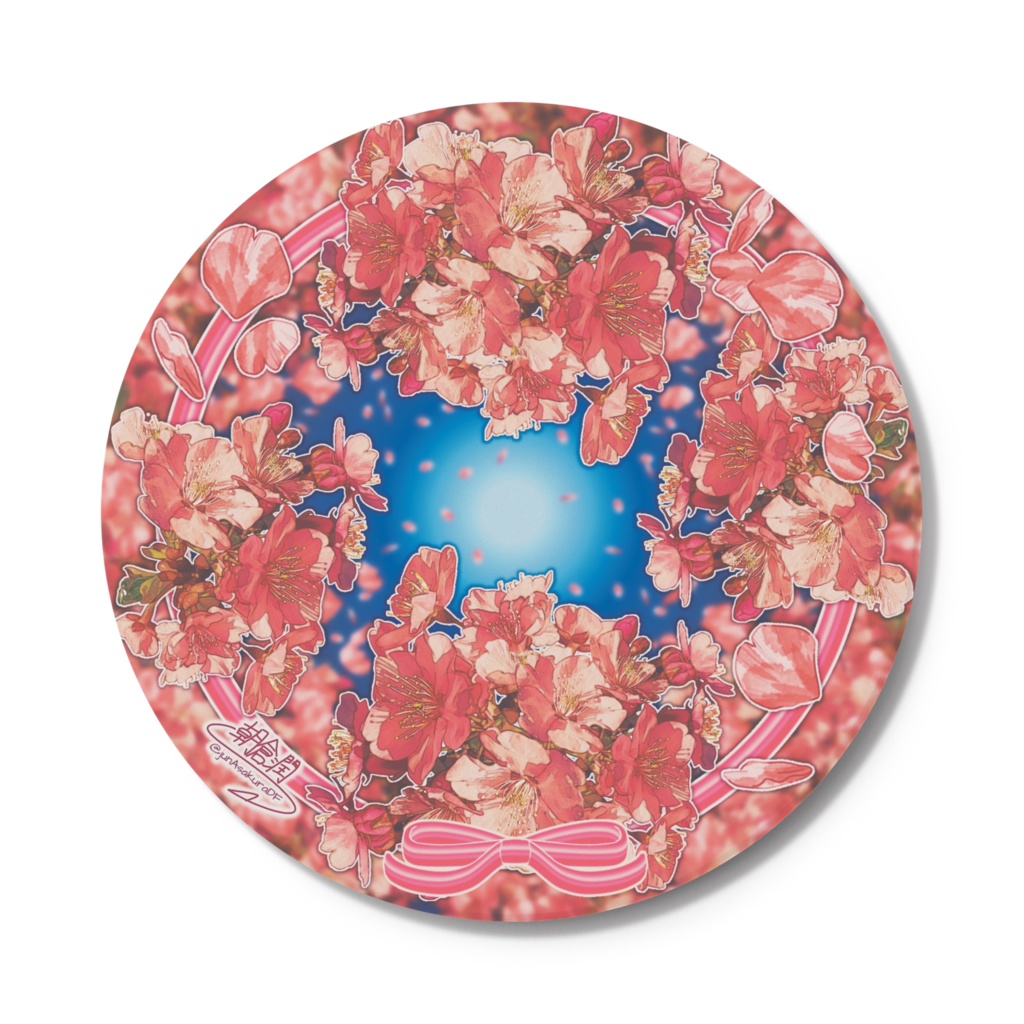 桜の季節Photo コースター(円形/角形)