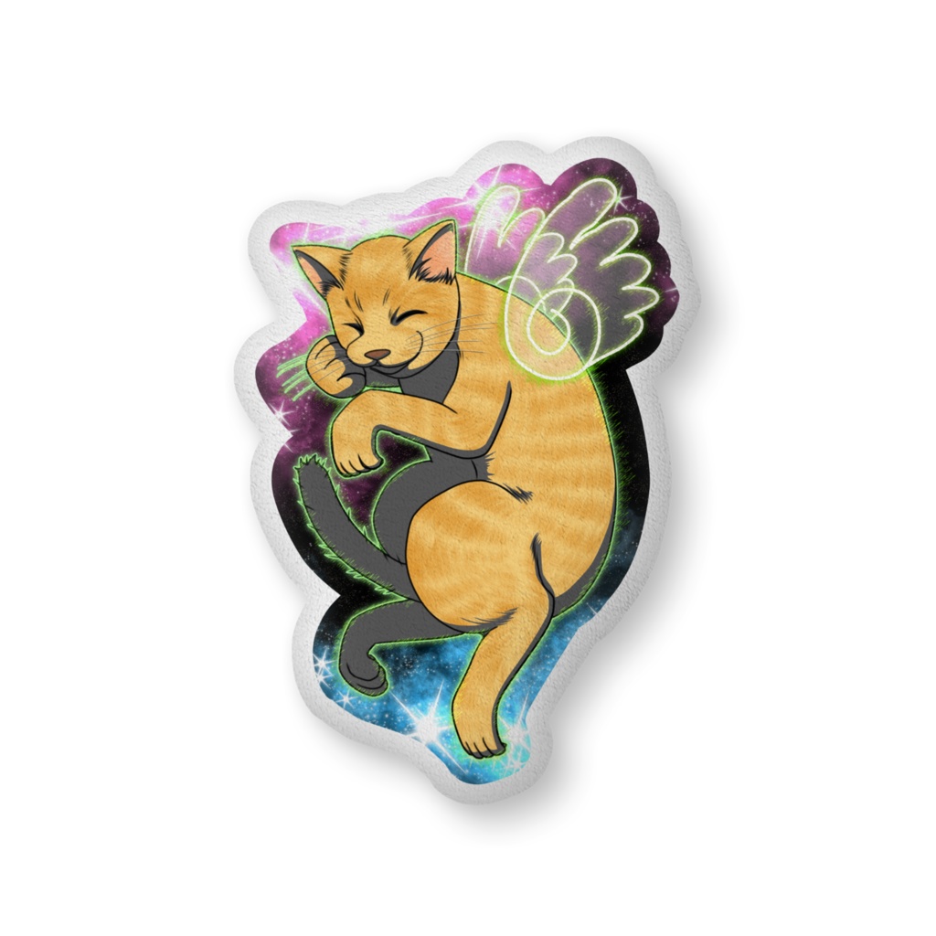 なぜか宇宙ネコ! ふかふかクッション(2サイズ