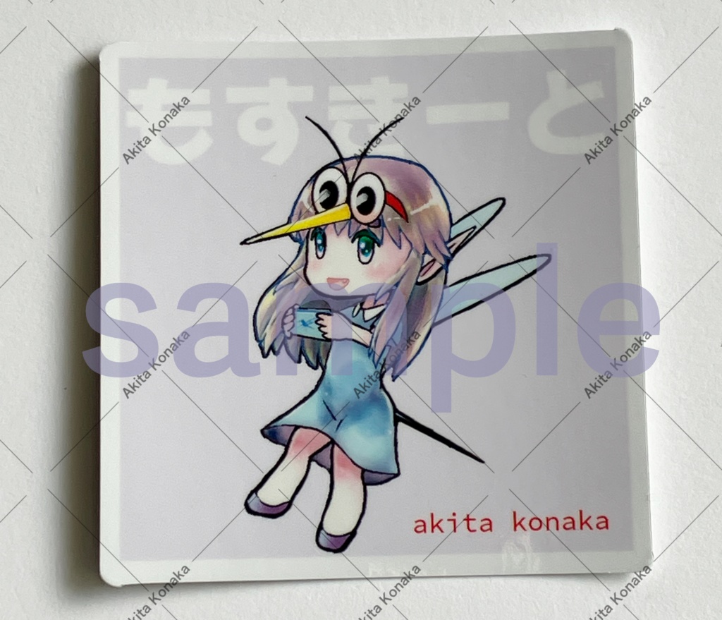 「もすきーと」ステッカー(カム)