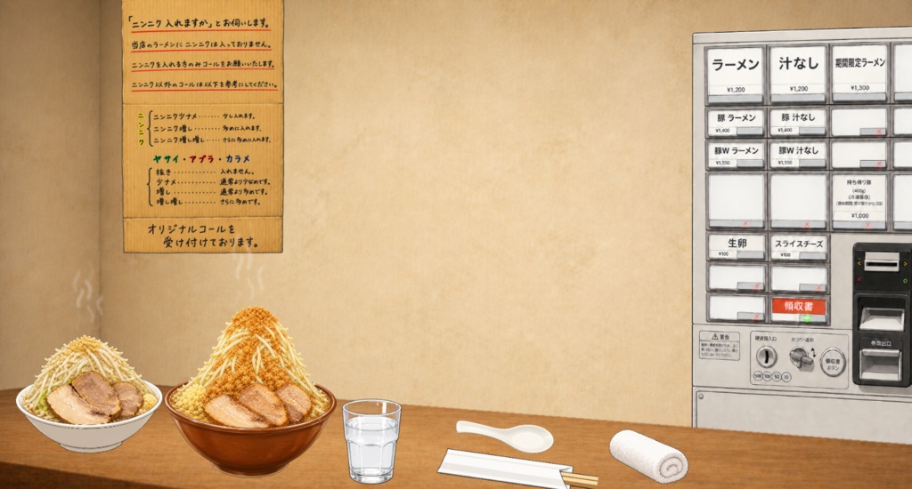 二郎系ラーメンセット