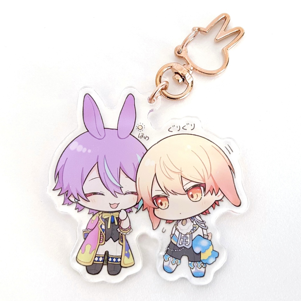 うさぎアクキー