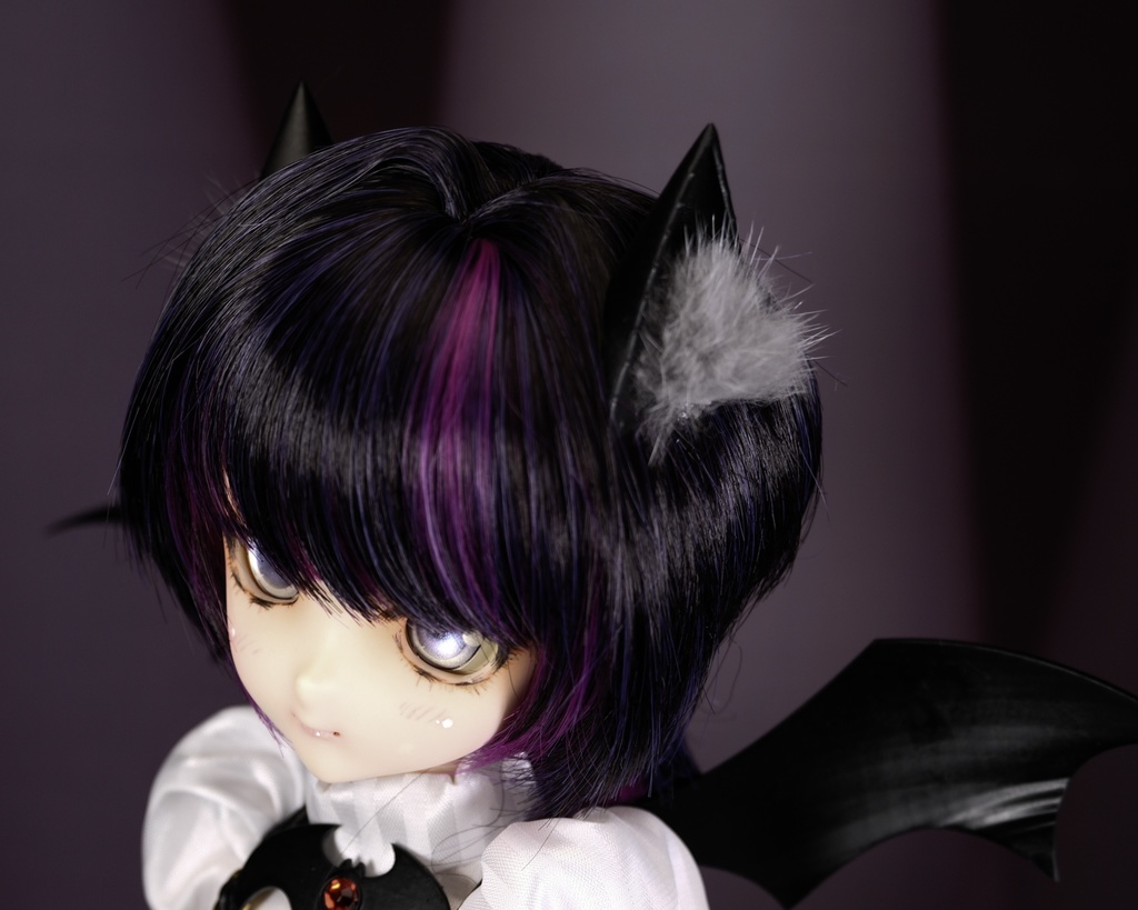 ★BelleMaPoupee【1/4ドール服_蝙蝠Cosセット_MDD用ドレス】