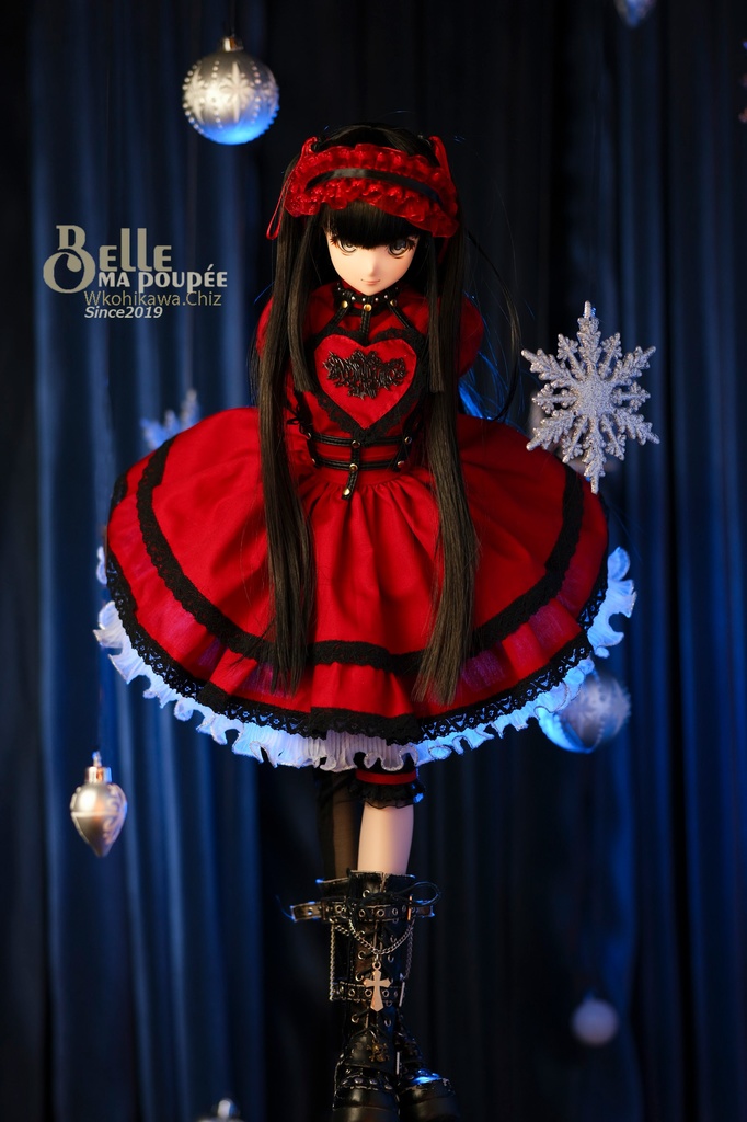 ★BelleMaPoupee +©高嶺ヒナ/HIDOLATRAL THEODOLL（METALDOLLSシリーズ)1/3サイズドール用ドレスセット