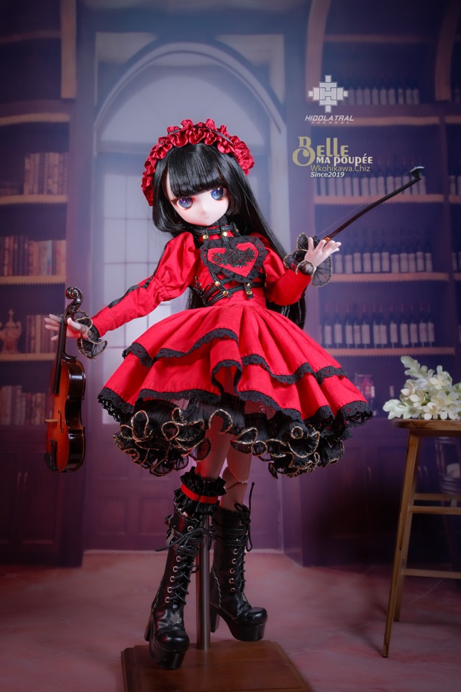 ★BelleMaPoupee +©高嶺ヒナ/HIDOLATRAL THEODOLL（METALDOLLSシリーズ)1/4サイズドール用ドレスセット