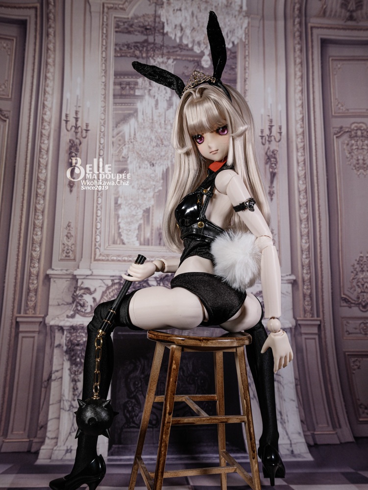 ★BelleMaPoupee【1/3ドール（DD/スマートドール）用エナメルバニードレスセット】