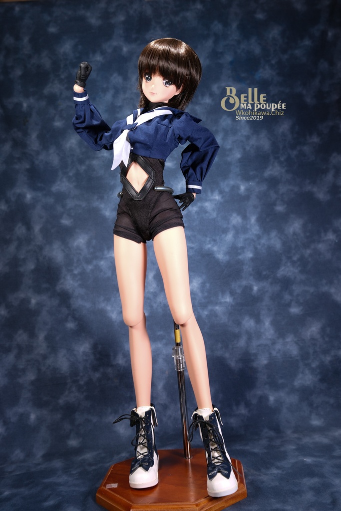 ★BelleMaPoupee【1/3ドール(DD/スマートドール)用ハイレグスポーツウェアセット】