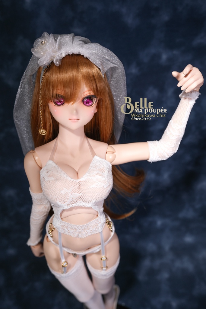 ★BelleMaPoupee【1/3ドール(DD/スマートドール)用ブライダルインナードレスセット】